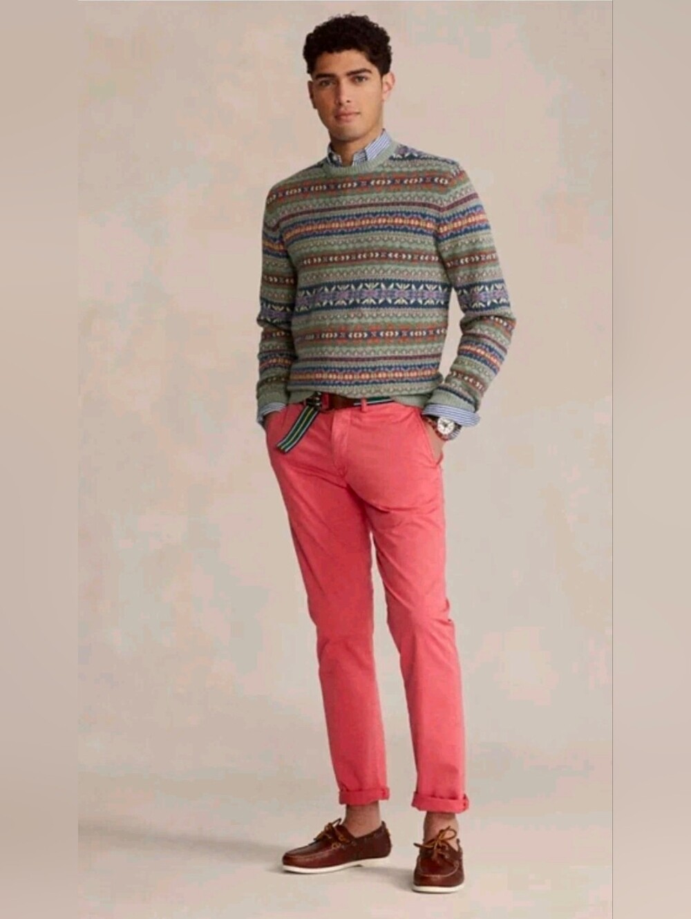 $125 Polo Ralph Lauren Mens Stretch Straight Fit Chino Pants